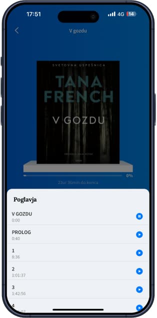 Posnetek zaslona trenutnega koraka na Android telefonu